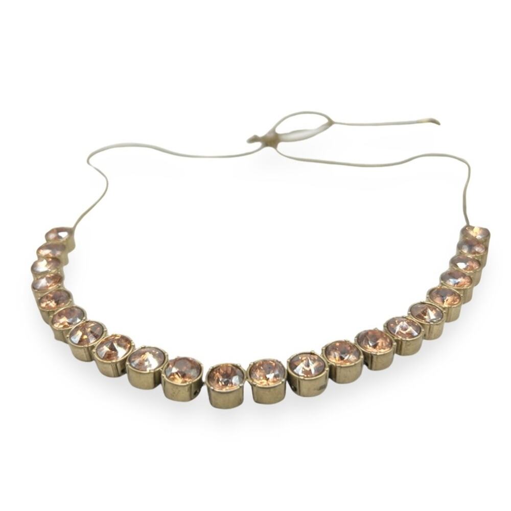 STELLA & DOT • Vintage Vida Champagne Gold Toned Necklace - Picture 5 of 5